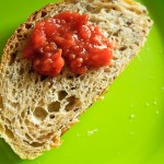 haw berry jam on ciabatta integrale